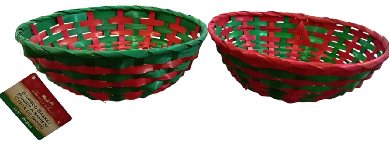 CANASTA BAMBOO REDONDA 10PG