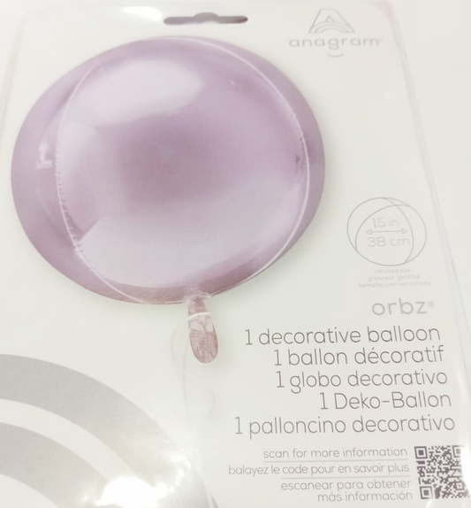 ORBZ GLOBOS LILAC 15 PULG