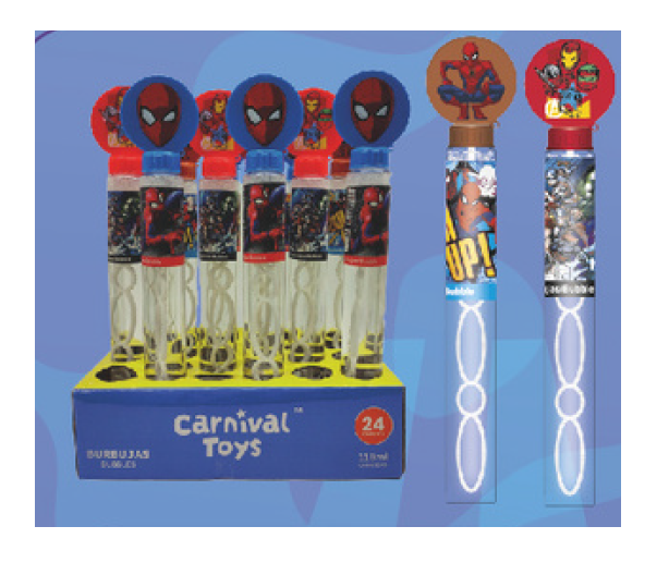 BURBUJAS SPIDERMAN AVENGERS