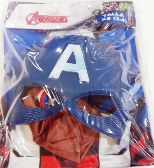 DISFRAZ CAPITN AMERICA 2-4/4-6