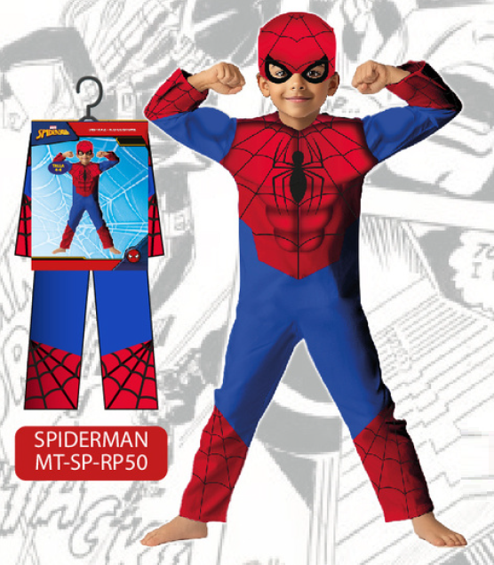DISFRAZ/MUSC SPIDERMAN 2-4/4-6