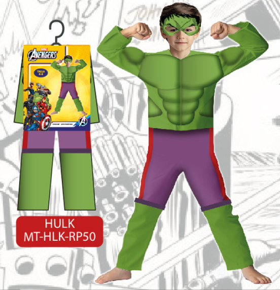DISFRAZ/MUSCULO HULK 2-4/4-6