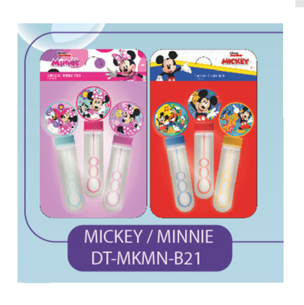 BURBUJAS 3UDS MICKEY MINNIE