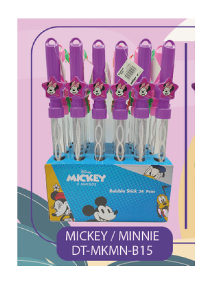 VARITA BURBUJAS MICKEY MINIIE