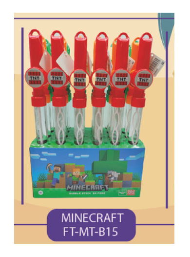 VARITA BURBUJAS MINECRAFT