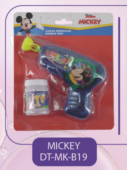 PISTOLA BURBUJA LUZ MICKEY