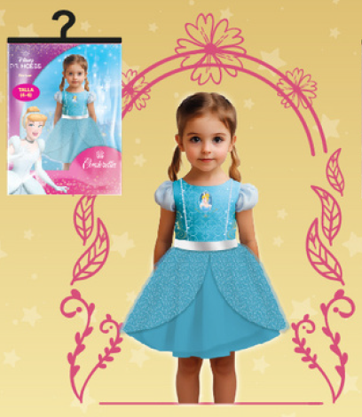 DISFRAZ CENICIENTA 2-4 / 4-6