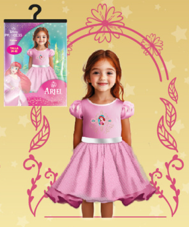 DISFRAZ ARIEL 2-4 / 4-6