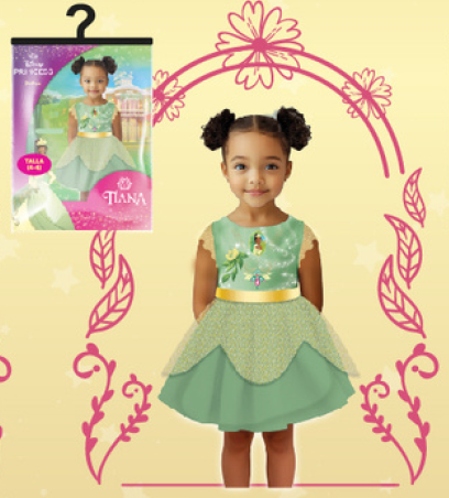 DISFRAZ TIANA 2-4 / 4-6