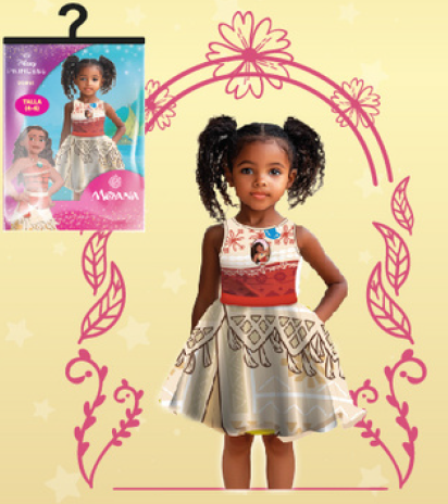 DISFRAZ MOANA 2-4 / 4-6