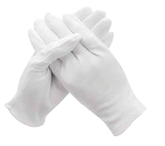 GUANTES CORTOS INF BLANCO