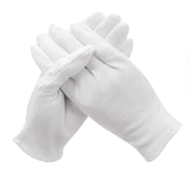 GUANTES CORTOS ADULTO BLANCO
