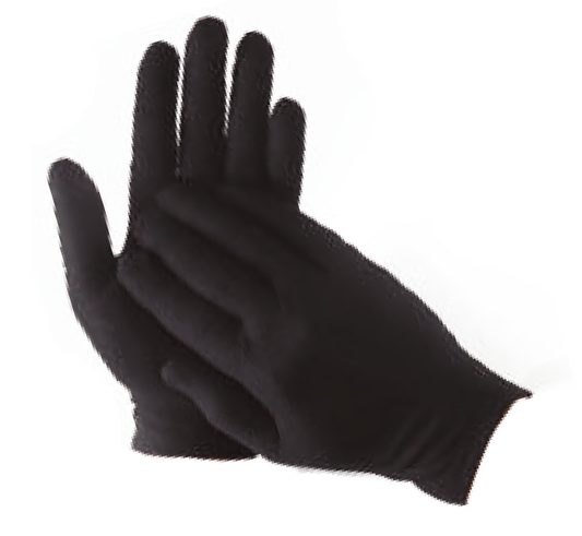 GUANTES CORTOS ADULTO NEGRO