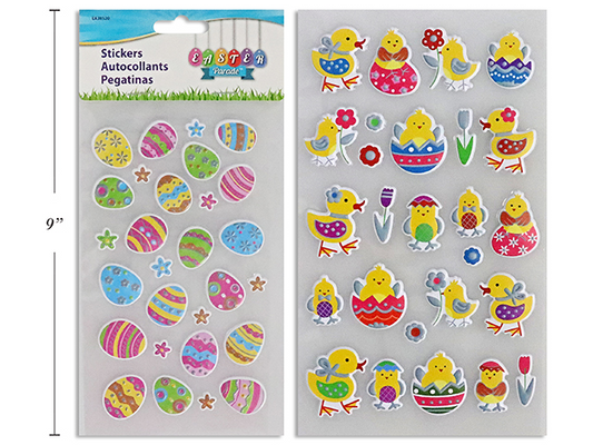 PEGATINAS PASCUA PVC