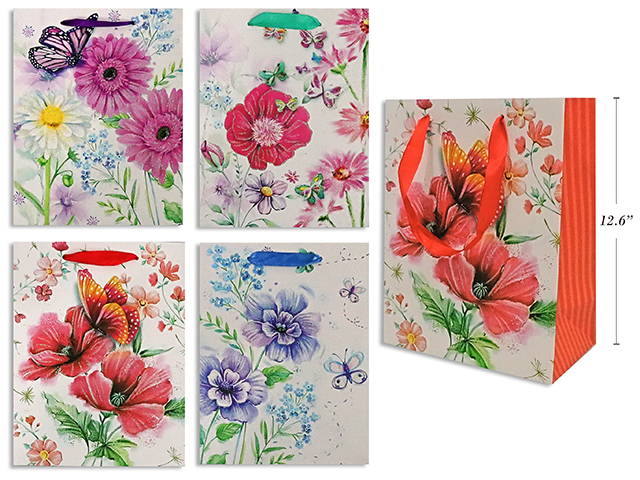 BOLSA REGALO FLORAL LARGE