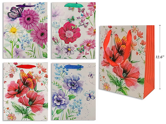 BOLSA REGALO FLORAL LARGE