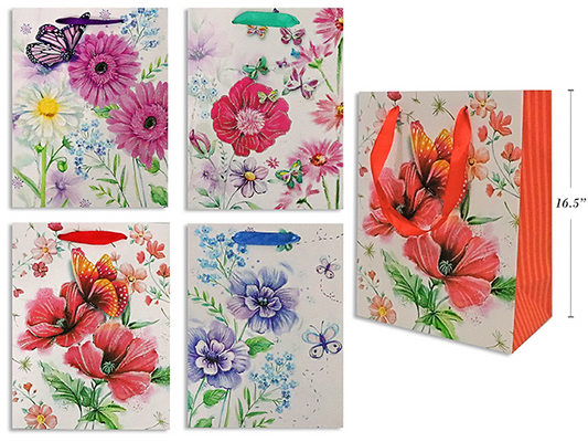 BOLSA REGALO FLORAL JUMBO