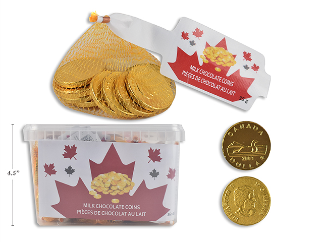 MONEDAS DE CHOCOLATE 36U ENVAS
