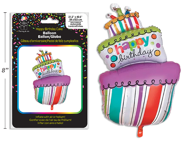 GLOBO MET HPY BAY PASTEL 40PG