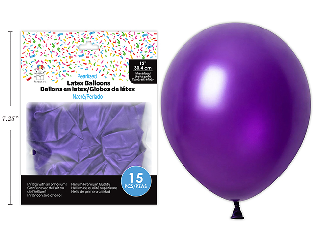GLOBO LTX 12PG 15U MORADO PRL