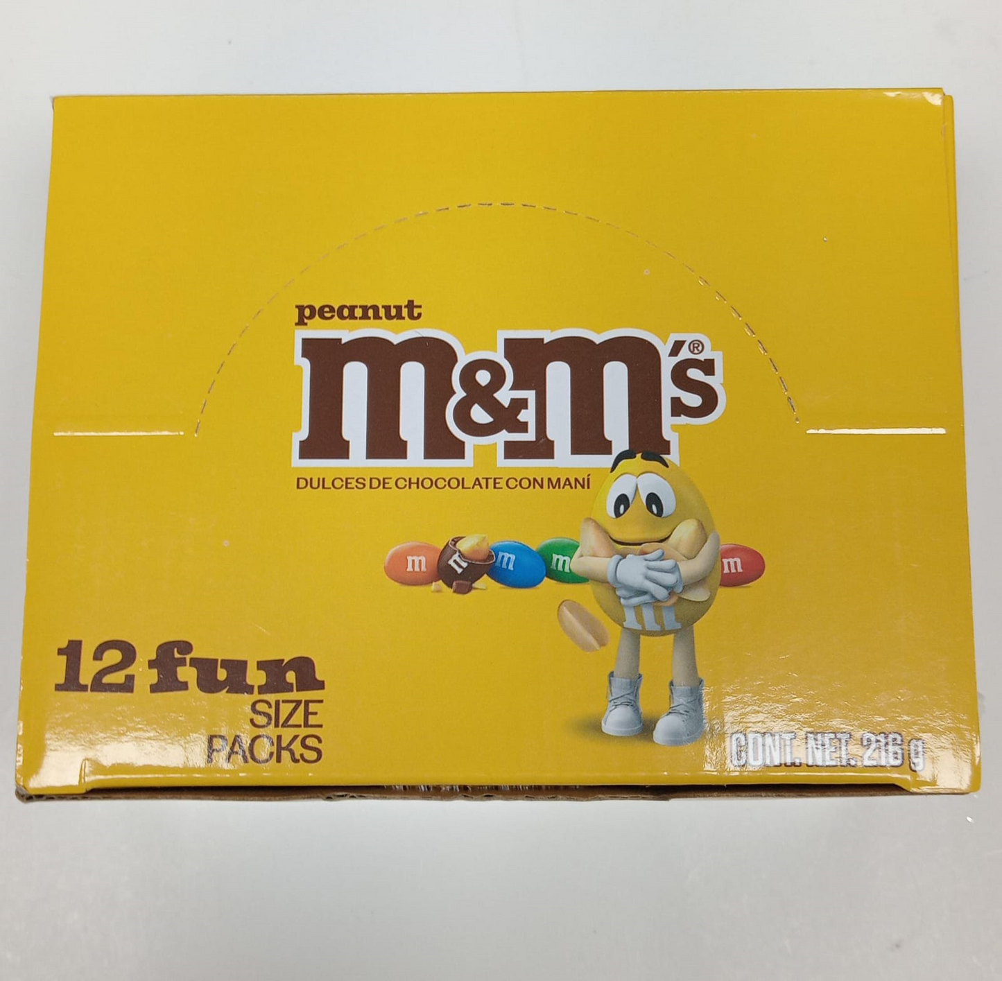 M&M PEANUT MINI CAJITA 24UDS