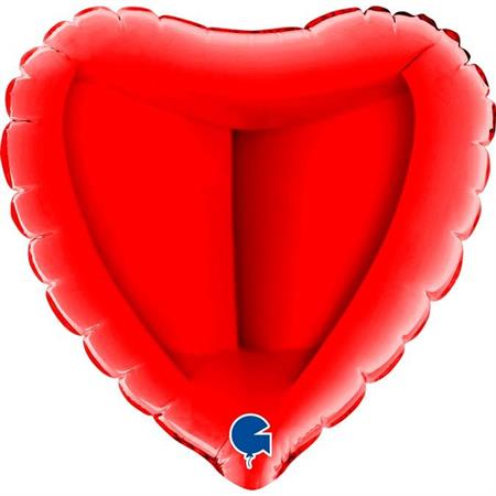 GLOBO CORAZON ROJO 4PG
