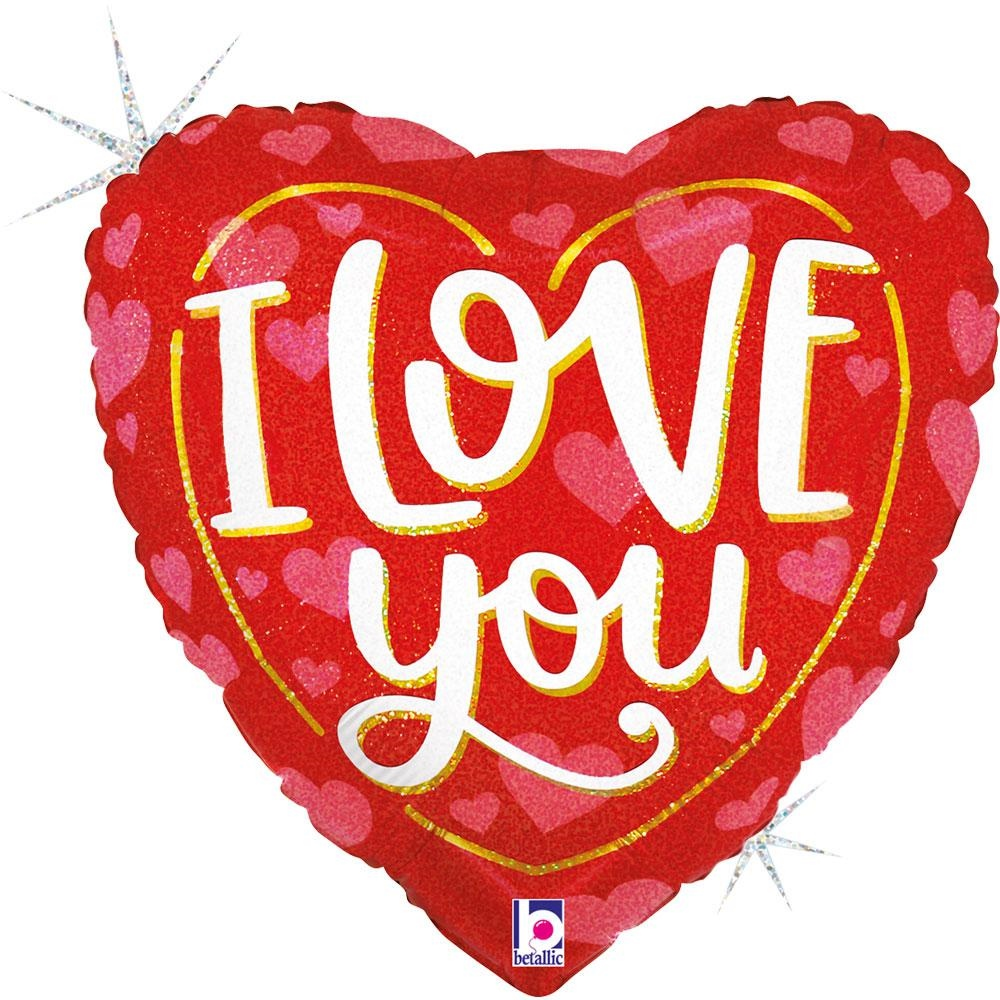 GLOBO MET 9PG I LOVE YOU