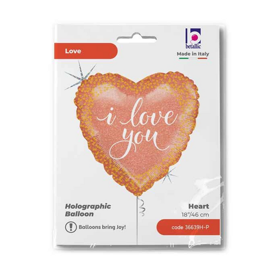 GLOBO MET 18PG I LOVE YOU