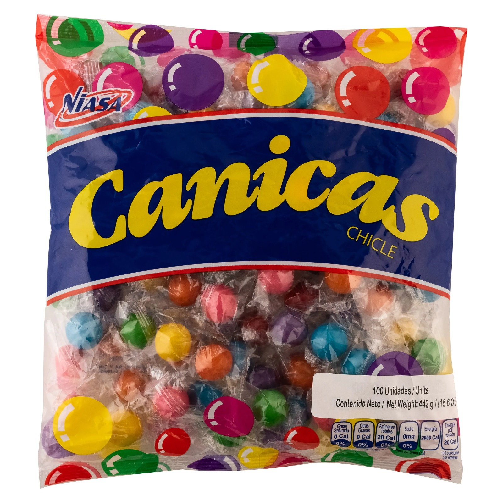 CANICAS EMPACADO 100 UDS