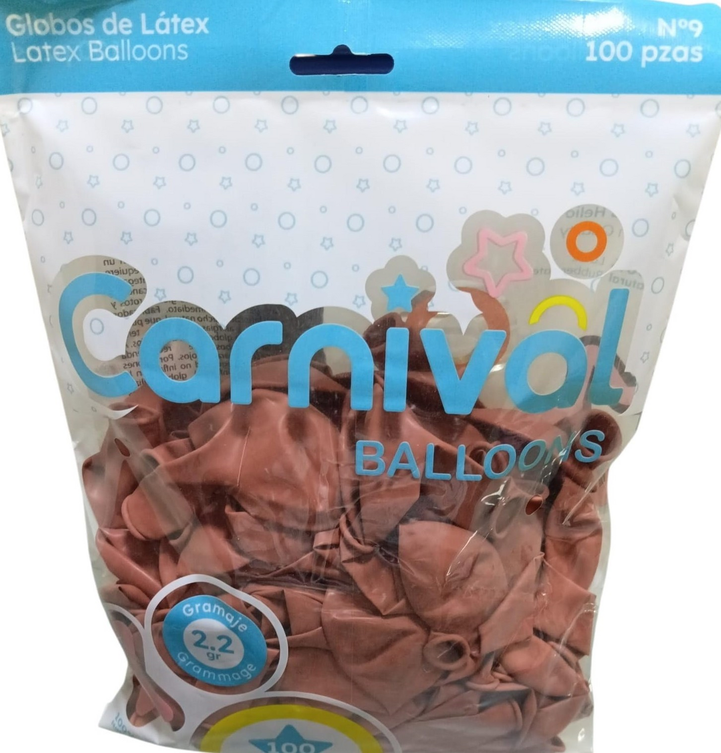 CARNIVAL GLOBO 9PG 100U TERRAC