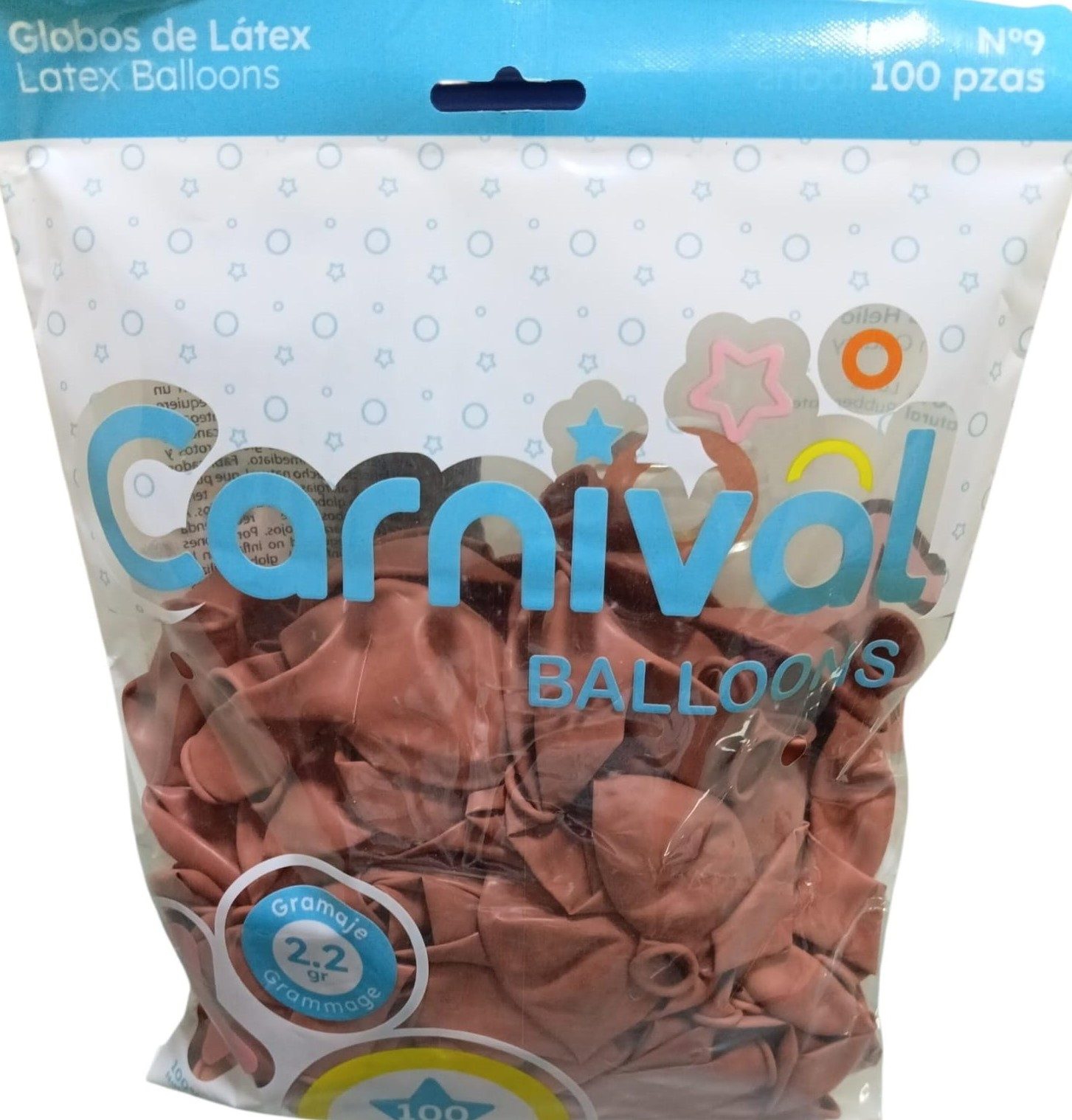 CARNIVAL GLOBO 9PG 100U TERRAC