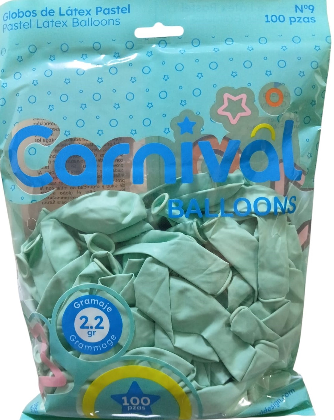 CARNIVAL GL 9PG 100U PTURQUESA