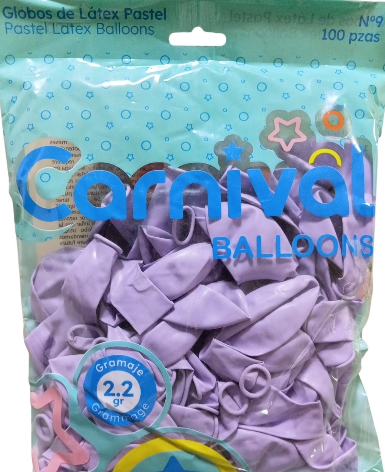 CARNIVAL GLOB 9PG 100U PMORADO