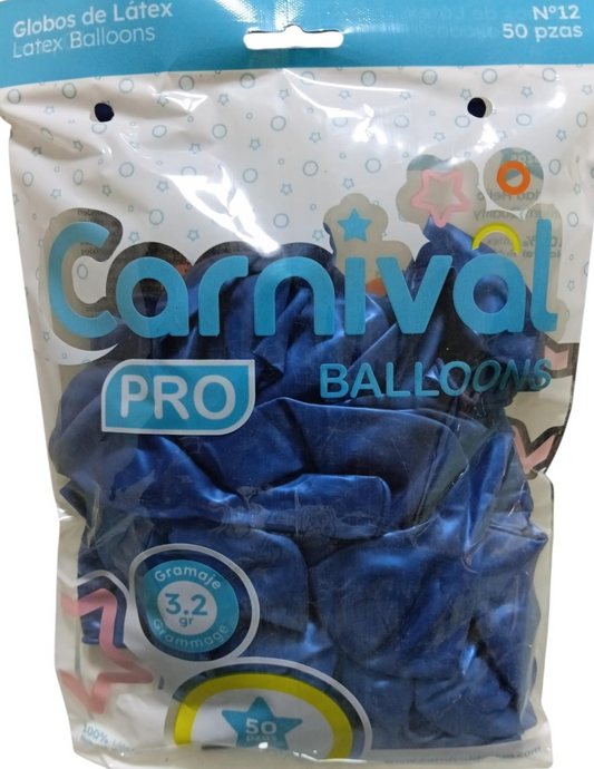 GLOBOS 12 PG 50UD PERLA BLANCO