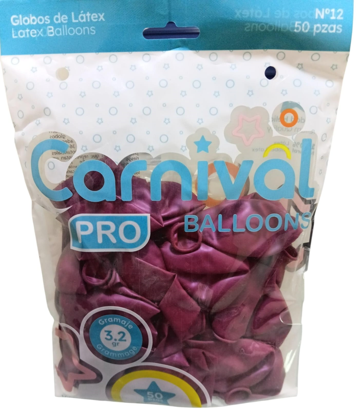CARNIVAL GLOBOS 12 PG 50UD MAG