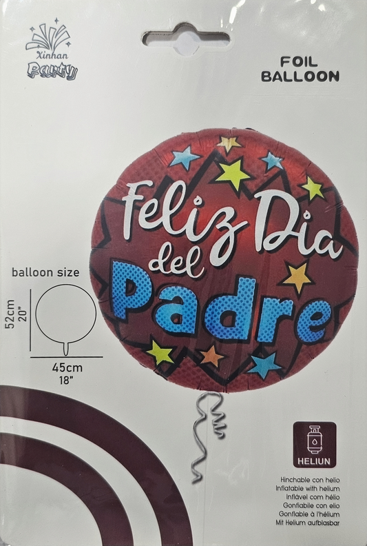 GLOBO FELIZ DIA DEL PADRE 18PG