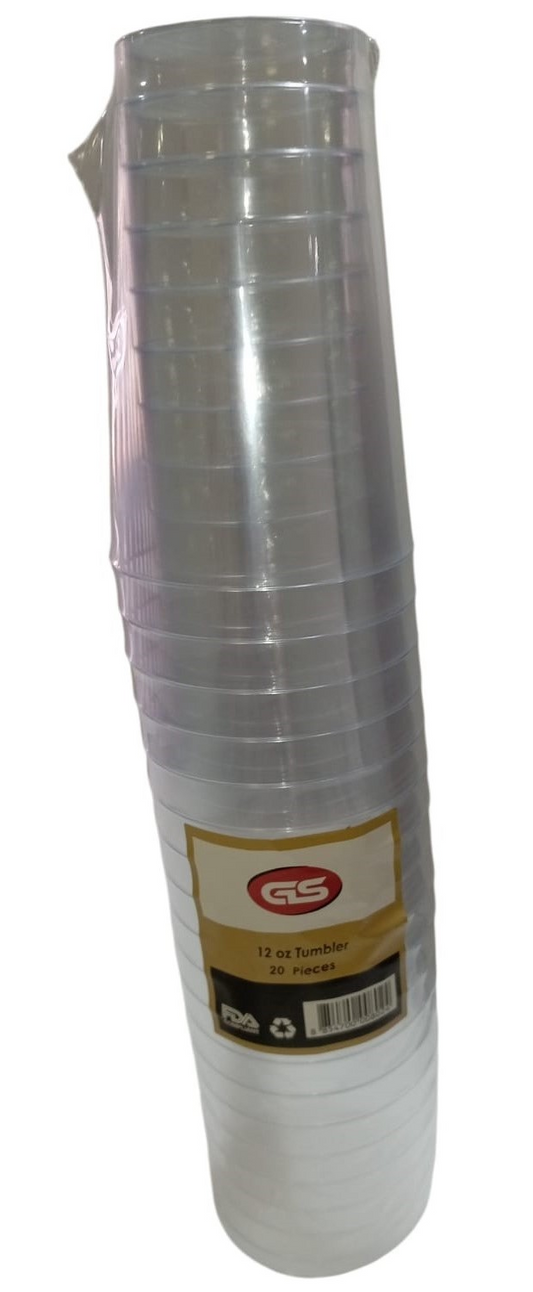 VASO 12 OZ 20 UDS TRANSP