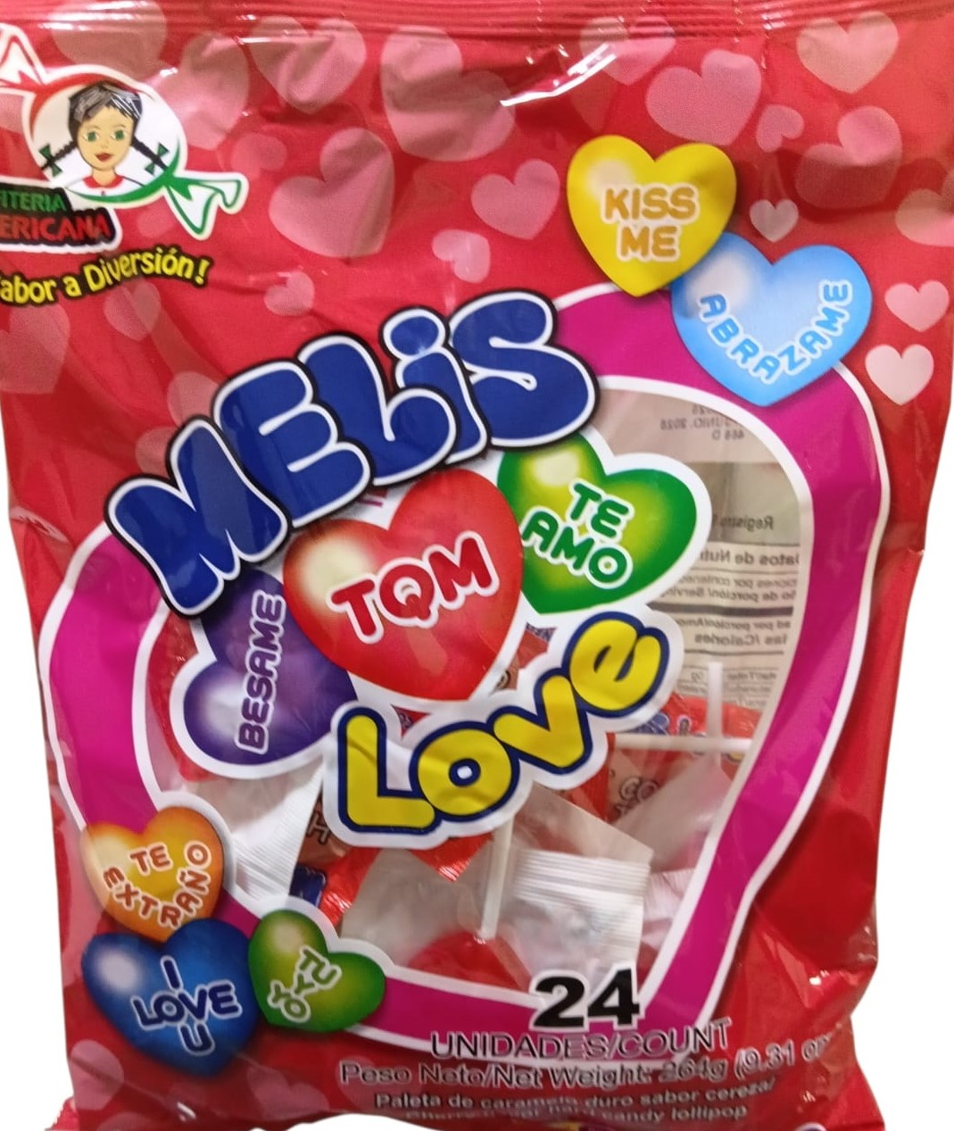 MELIS LOVE PALETA 24UDS
