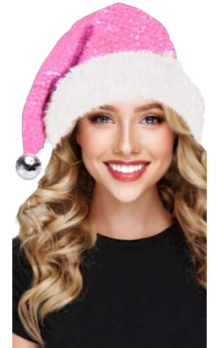SOMBRERO SANTA DISCO SEQUIN RS