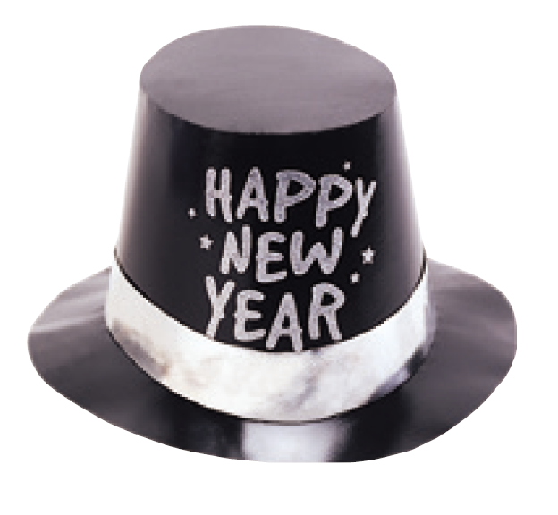 SOMBRERO COPA HAPPY NY NEGRO