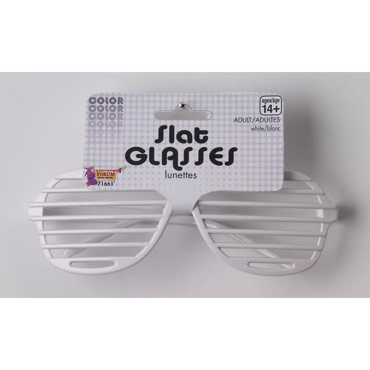 GAFAS RAYADAS 80s UD BLANCAS
