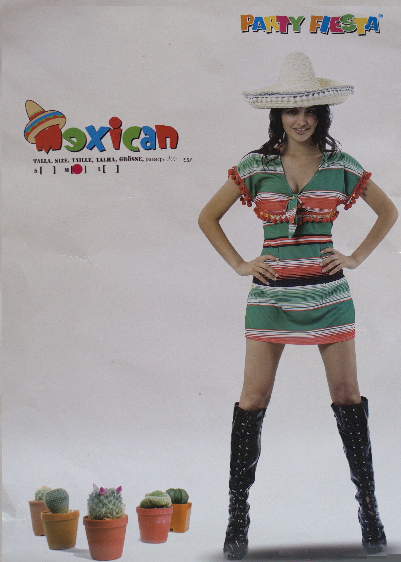 DISFRAZ MEXICANA SEXY  - TALLA