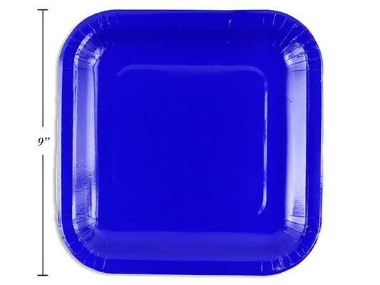 PLATO CUADRADO AZUL OS 14U 9PG