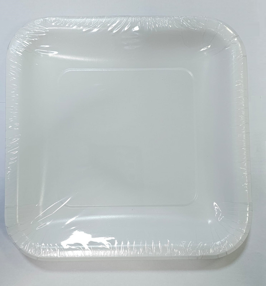 PLATO CUADRADO BLANCO 14UN 23C
