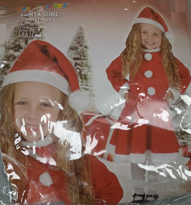 DISFRAZ SANTA NIÑA (3-4 AÑOS)