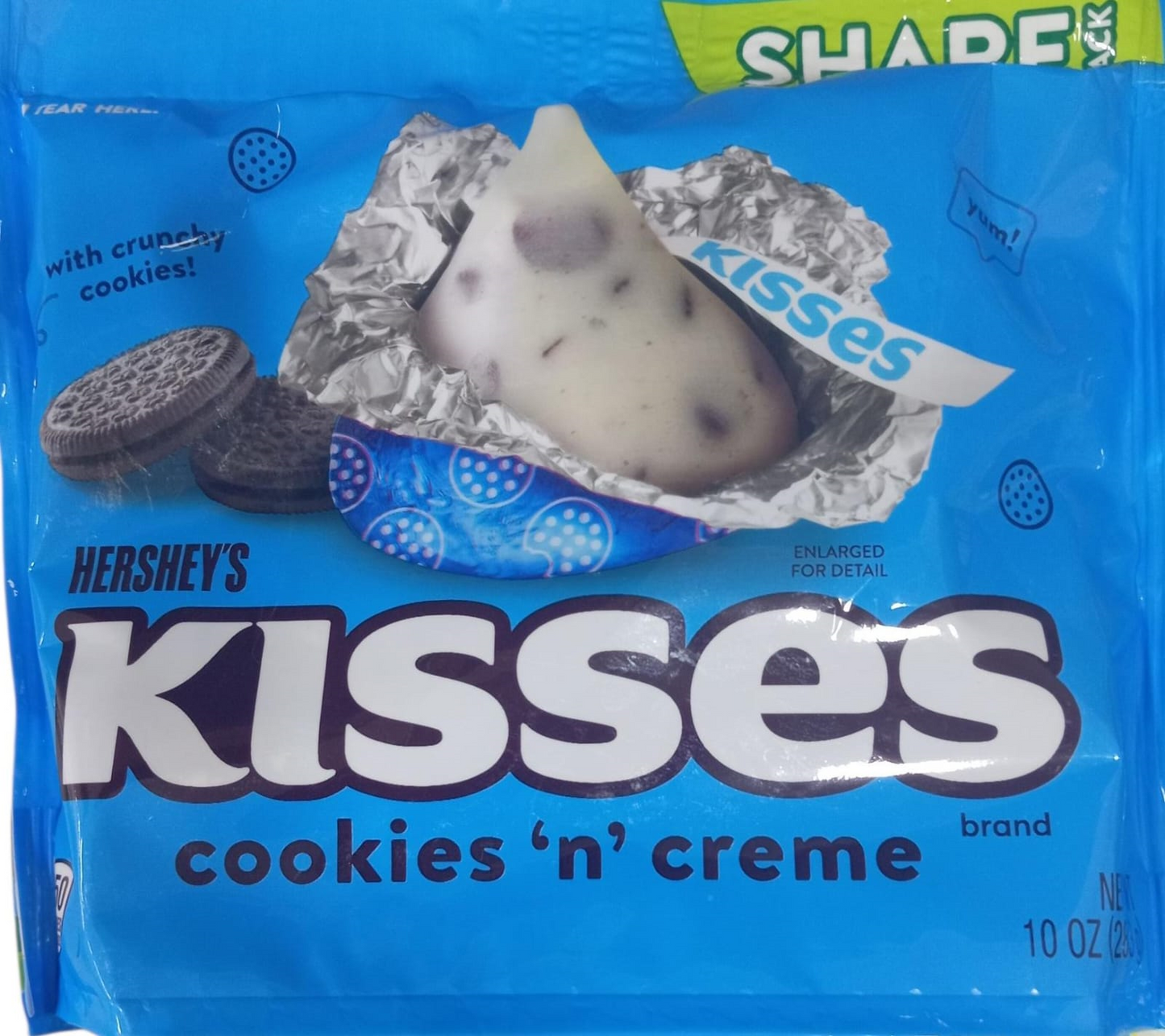 HERSHEYS KISSES CKIES CR 10 OZ
