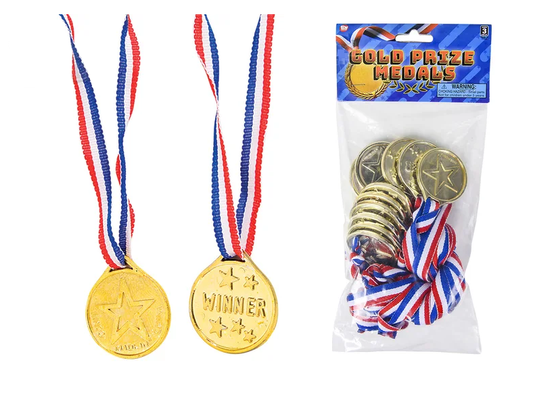 MEDALLA DORADA PREMIO 12 UDS