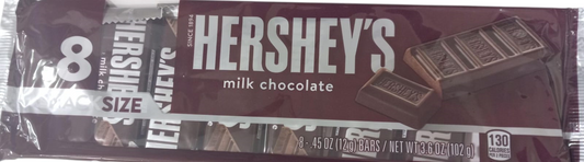 HERSHEYS MILK CHOCOLATE 8PACK