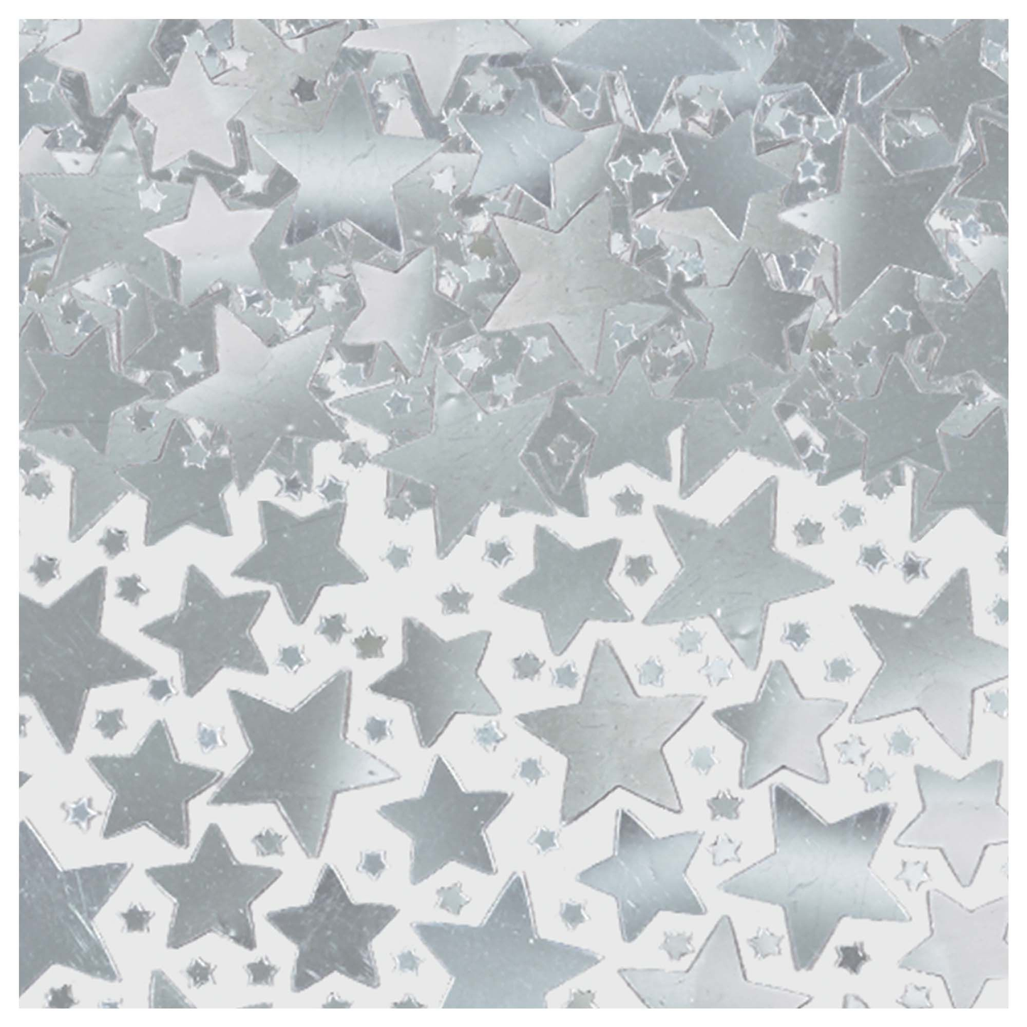CONFETTI SILVER STAR 2.5 OZ