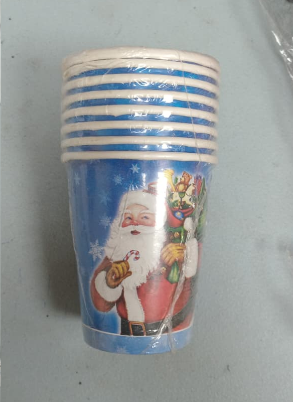 VASOS 9OZ 8UDS NIGHT XMAS